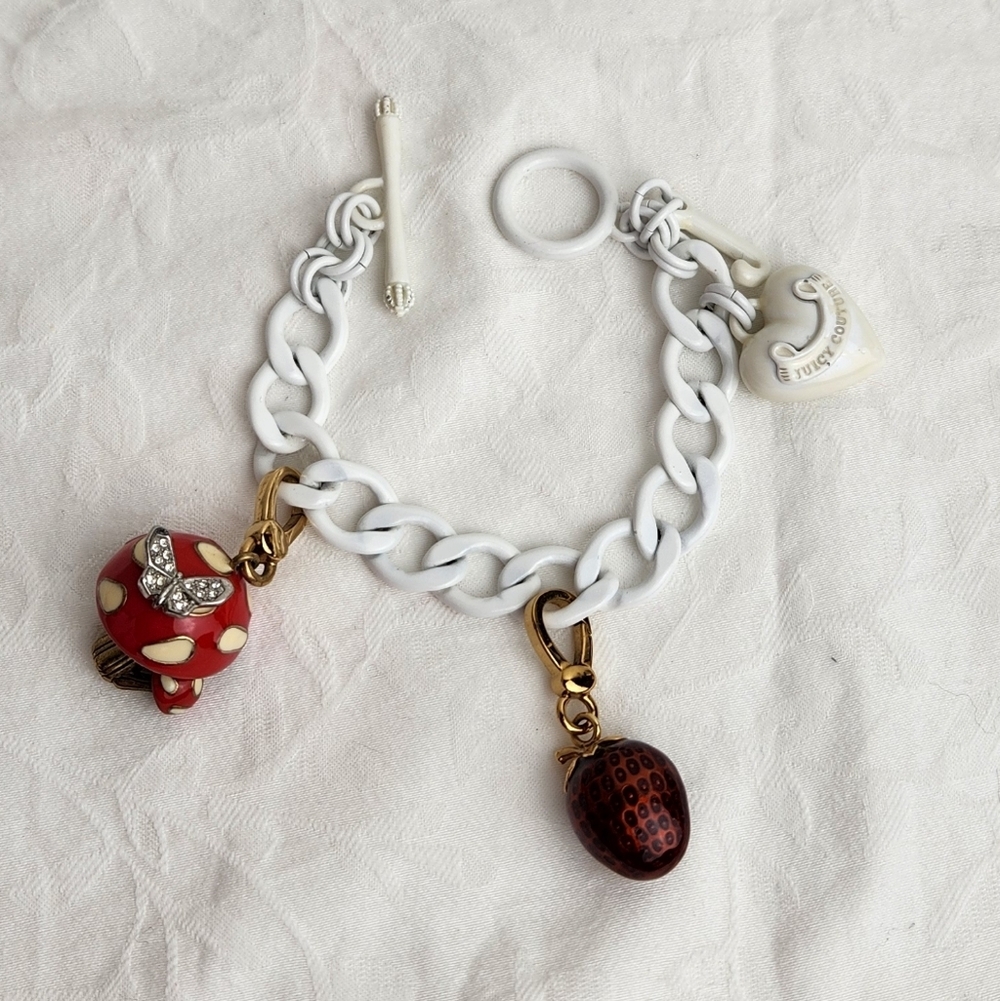 Juicy Couture White Charm Bracelet